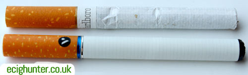 Vpe E Cig Size Vs Cigarette